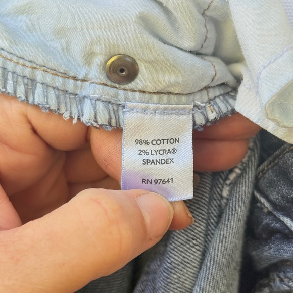 J.Jill Authentic Fit Womens 12 Dark Wash Below Waist Straight Leg Stretch Jeans - Picture 7 of 7